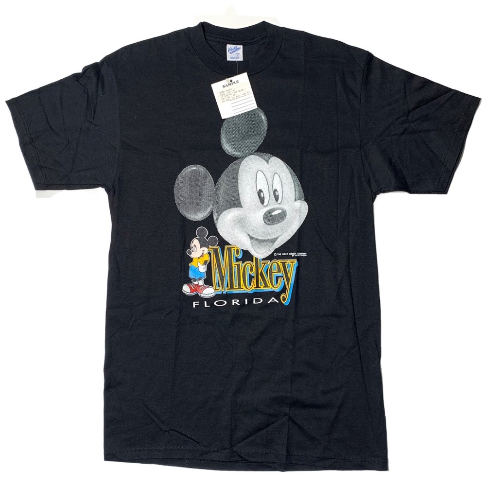 Mickey Mouse Florida Vintage Disney Vela Star 90’s NWT Rare! Mens L Disneyland